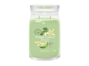 Yankee Candle Signature Vanilla Lime Świeca Zapachowa 567 g