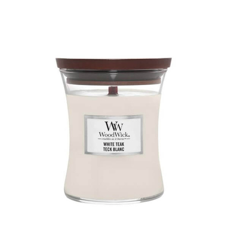 WoodWick White Teak Świeca Zapachowa 275 g