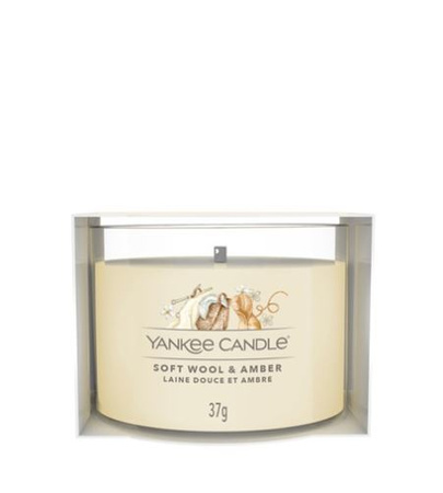 Yankee Candle Soft Wool & Amber Świeca Zapachowa 37 g