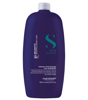 Alfaparf Semi Di Lino Brunette Anti-Orange Low Shampoo Szampon 1000 ml