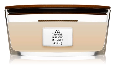 WoodWick White Honey Świeca Zapachowa 453,6 g