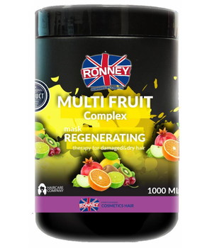 Ronney Multi Fruit Complex Professional Mask Regenerating regenerująca maska do włosów zniszczonych 1000ml