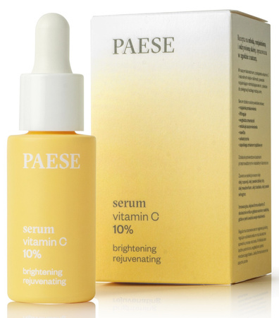 Paese Serum Vitamin C 10% Brightening Rejuvenating rozjaśniająco-odmładzające serum olejowe z witaminą C 15ml