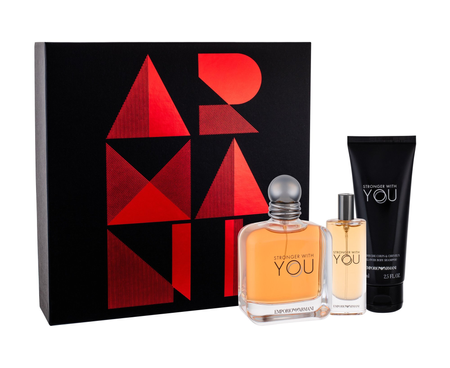 Giorgio Armani Emporio Armani Stronger With You EDT 100 ml + Żel pod prysznic 75 ml + EDT 15 ml