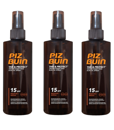 Piz Buin Tan & Protect Tan Intensifying Sun Oil Spray SPF 15 150 ml