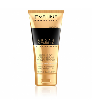 Eveline Cosmetics Argan&Vanilla luksusowy krem-serum do rąk i paznokci 100ml