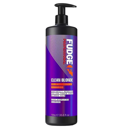 Fudge Clean Blonde Violet-Toning Tonujący Szampon do Włosów Blond 1000 ml