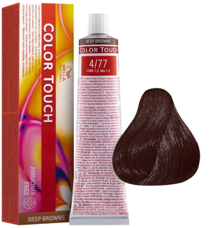 Wella Color Touch Farba do Włosów 4/77 Deep Browns 60 ml