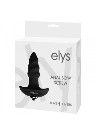 Toyz4lovers Elys Silikonowy Wibrujący Korek Analny Spirala 7 Trybów