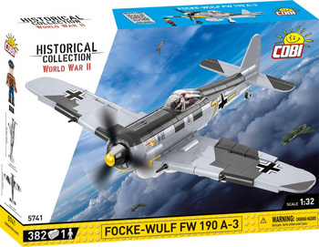 Cobi Focke-Wulf Fw 190 A-3 Samolot Myśliwski Klocki
