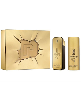 Paco Rabanne 1 Million Men zestaw woda toaletowa spray 100ml + dezodorant spray 150ml