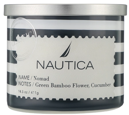 Nautica Candle Nomad Green Bamboo & Cucumber Swieca Zapachowa 411 g