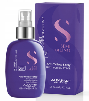 Alfaparf Semi Di Lino Anti Yellow Spray Niwelujący Żółte Refleksy 125 ml