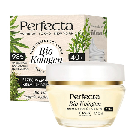 Perfecta Bio Kolagen 40+ przeciwzmarszczkowy krem na dzień i na noc 50ml