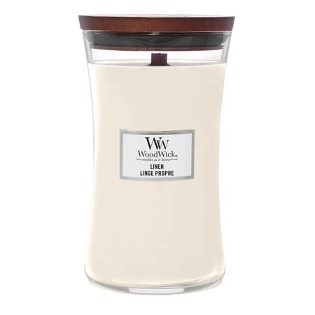 WoodWick Linen Świeca Zapachowa 609,5 g