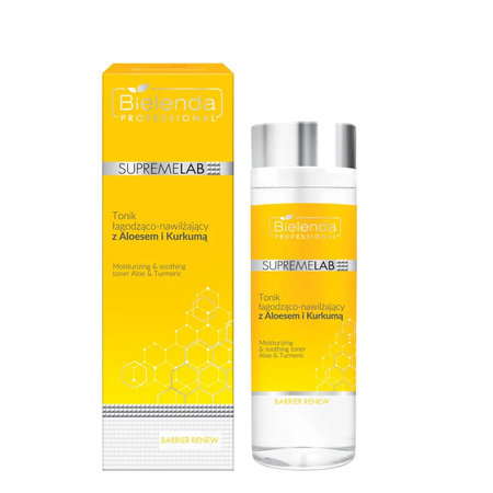 BIELENDA PROFESSIONAL_SupremeLab Barrier Renew tonik łagodząco-nawilżający z aloesem i kurkumą 200ml