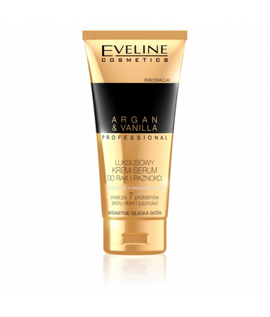 Eveline Cosmetics Argan&Vanilla luksusowy krem-serum do rąk i paznokci 100ml