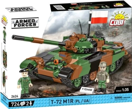 Cobi 2624 Aramed Forces T-72 M1R (PL/UA) Czołg Klocki