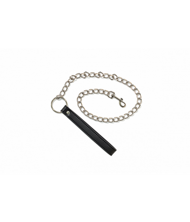 Lola Games Obroża ze smyczą łańcuszkiem stalowym bondage BDSM