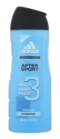Żel pod prysznic Adidas After Sport 3in1 400 ml