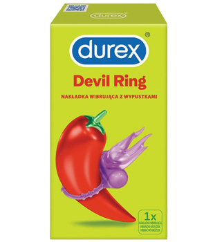 Durex Devil Ring Nakładka Wibrująca z Wypustkami 1 szt