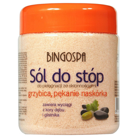 BINGO SPA_Sól do stóp ze skłonnościami do grzybicy i pękania naskórka 550g