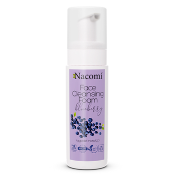 Nacomi Face Cleansing Foam Pianka Oczyszczająca do Twarzy Blueberry 150 ml