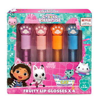 GABBYS DOLLHOUSE_SET błyszczyki do ust 4x2,8ml