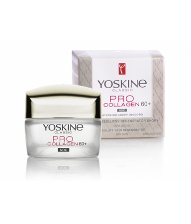 Yoskine Classic Pro Collagen absolutny regenerator skóry 60+ krem na noc 50 ml