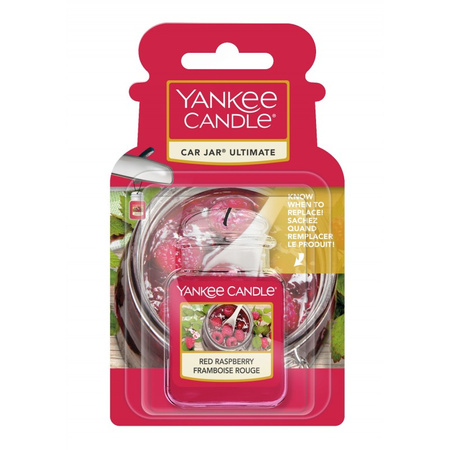 Yankee Candle Red Raspberry Car Jar Zapach Samochodowy Zawieszka