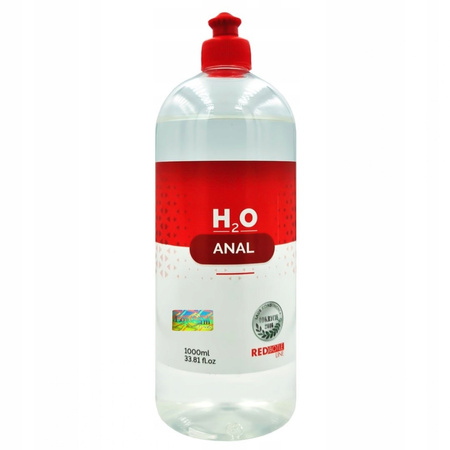 H2O Red Bottle Line Wodny Analny Żel 1000 ml 