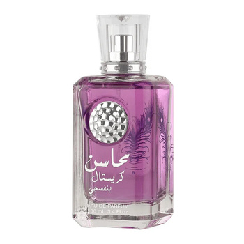 Lattafa Mahasin Crystal Violet Woda Perfumowana 100 ml + Dezodorant 50 ml Zestaw