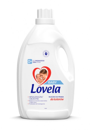 Lovela Baby Mleczko Płyn do Prania Koloru dla Niemowląt i Dzieci 4,5 l