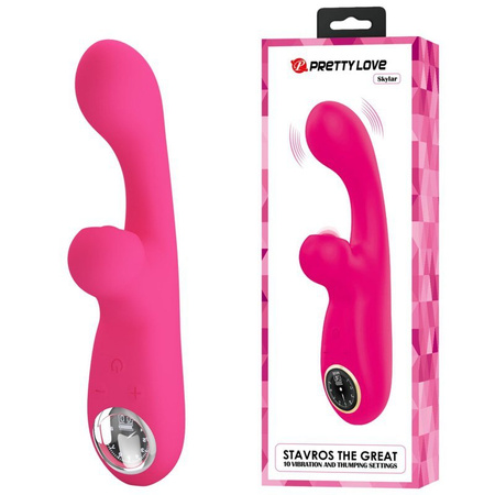 Pretty Love Skylar Pink Wibrator Króliczek 10 Trybów Pulsacji i Wibracji