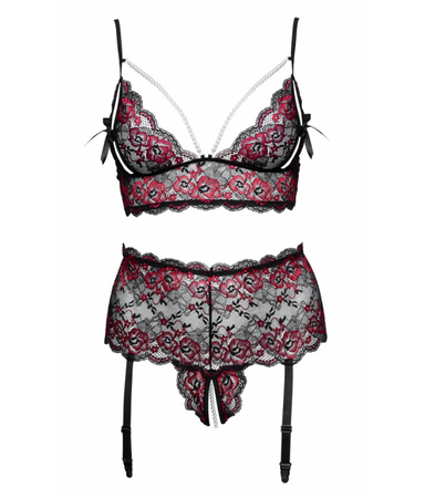 Cottelli CURVES Bra Set Pearl XL/2XL