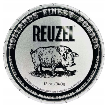 REUZEL_Hollands Finest Pomade Concrete Hold Matte Pomade matująca glinka do włosów na bazie wody 340g