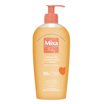 Mixa Baby Delikatny Płyn do Kąpieli i Mycia z Olejkiem 400 ml