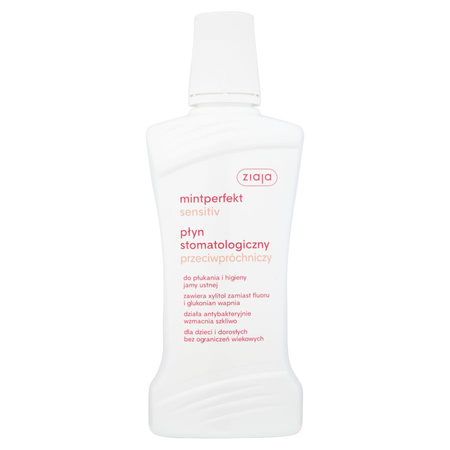 ZIAJA_Mintperfekt Sensitiv płyn stomatologiczny przeciwpróchniczy 500ml