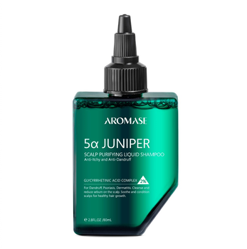 Aromase 5A-Juniper Scalp Purifying Liquid Szampon Oczyszczający Skórę Głowy z 2% Kwasem Glicyretynowym 80 ml