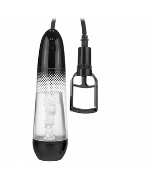Me You Us Pompka- Me You Us Amplify Pump Masturbator Clear/Black