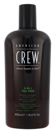 American Crew 3-In-1 Tea Tree Szampon Odżywka Żel 3w1 450 ml