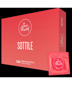 Love Match Prezerwatywy-Love Match Sottile - 144 pack