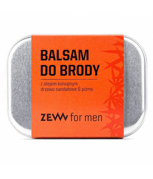 Zew For Men Balsam do brody z olejem konopnym – drzewo sandałowe i piżmo 80ml