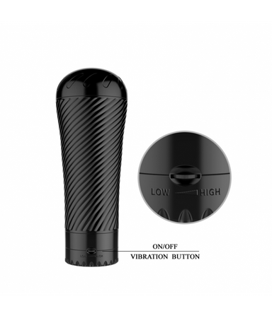 BAILE Masturbator w tubie wibrujący realistyczna cipka