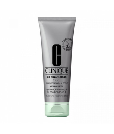 Clinique All About Clean 2-in-1 Charcoal Mask + Scrub oczyszczająca maseczka do twarzy 100ml