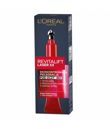L'Oreal Paris Revitalift Laser X3 skoncentrowana pielęgnacja anti-age pod oczy 15ml