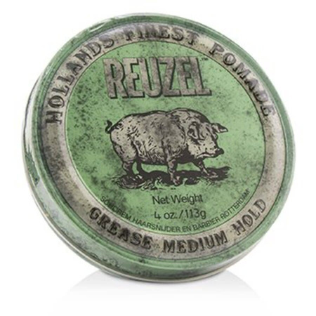 Reuzel Green Grease Medium Hold Pomada Woskowa do Włosów 113 g