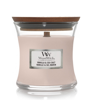 WoodWick Vanilla & Sea Salt Świeca Zapachowa 85 g