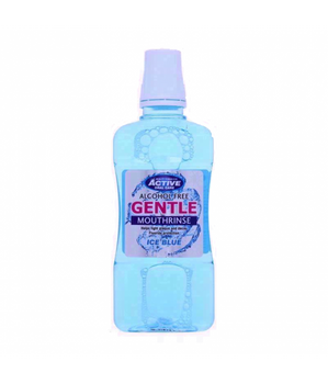 Active Oral Care Gentle Mouthrinse bezalkoholowy płyn do płukania jamy ustnej z fluorem Ice Blue 500ml