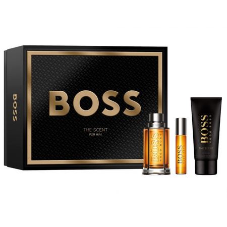 Hugo Boss The Scent Woda toaletowa 100 ml + Miniatura 10 ml + Żel pod Prysznic 100 ml Zestaw